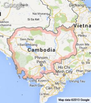 Cambodia map