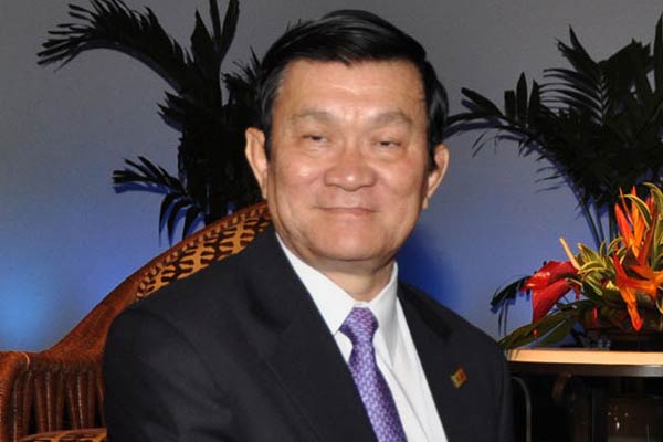 Vietnamese President Truong Tan Sang